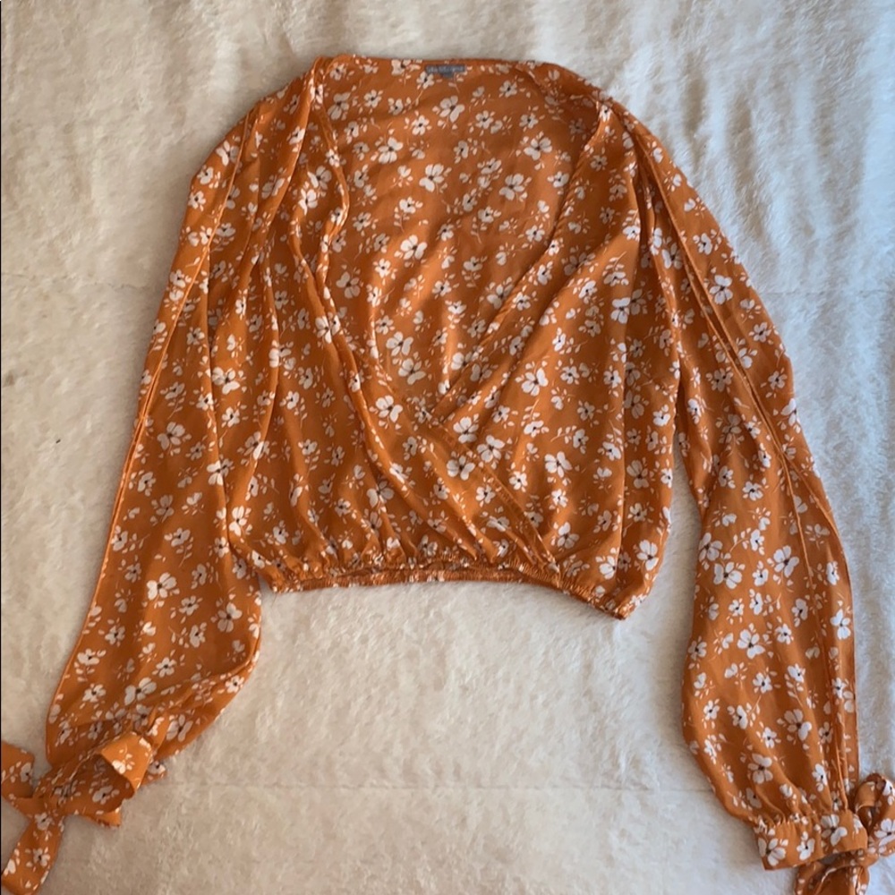 Mustard Yellow Floral Top